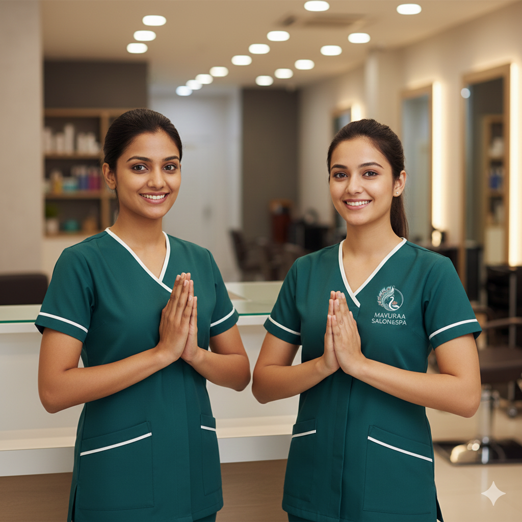 Luxury spa and wellness therapy services at Mayuraa Salon and Spa Kondapur